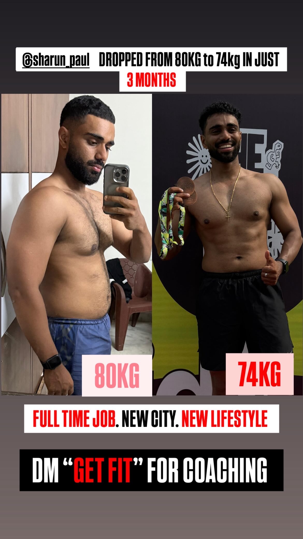 80Kg to 74 Kg - Team DSF 80Kg to 74 Kg