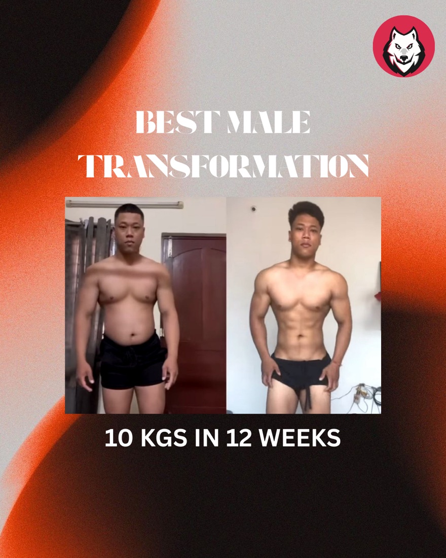 Best Male Transformation - Team DSF Best male transformation - DSF client lost 10 kg in 12 weeks, before and after